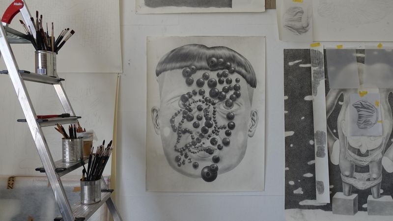 Atelier und Arbeiten von Karoline Schreiber
